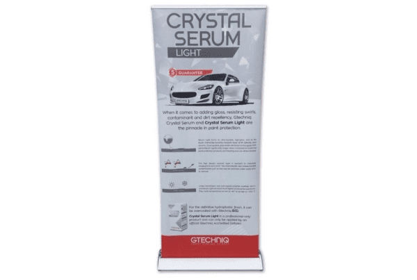 Crystal Serum Light Pull Up Banner