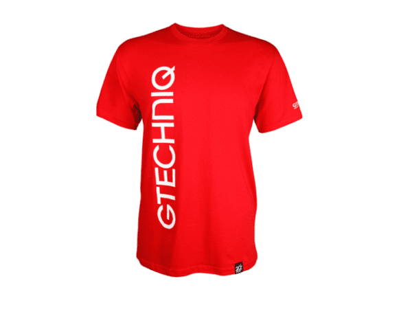 Red 20 Year Anniversary T-Shirt with Side Logo